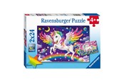 Puzzels - Ravensburger Puzzle Unicorn and Pegasus 2x24 pcs. 2D Puzzels - 56774