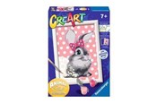 Creatief spelen - Ravensburger CreArt Paint by Number - Rabbit with Glitter - 289332