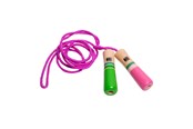 Buiten spelen - BS Toys - Jump Rope Pink with Wooden Handles - GA379