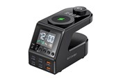 Mobiel - Adapters & Opladers - BlitzWolf FW10 10-in-1 Wireless Alarm Clock Charger - Black - BW-FW10