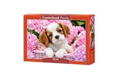 Puzzels - Selecta Play - Castorland Jigsaw Puzzle Puppy in pink flowers 500 pcs - B-52233-2
