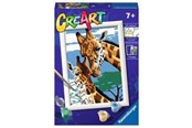 Creatief spelen - Ravensburger CreArt Paint by Numbers - Cute Giraffes - 236152