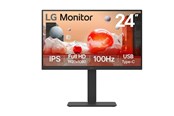 Scherm - 24" LG 24BA750-B - 1920x1080 (FHD) - 100Hz - IPS - 65W USB-C - KVM switch - 24BA750-B