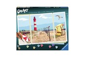 Creatief spelen - Ravensburger CreArt Paint by Numbers - Beside The Seaside - 202775