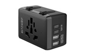 Tablet - Adapters & Opladers - BlitzWolf BW-TA1 4-in-1 Travel Adapter 2xUSB + C + PD 20W - BW-TA1