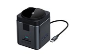 Mobiel - Adapters & Opladers - BlitzWolf BW-TH17 9-in-1 Type-C Docking Station with Magnetic 15W Wireless Charger - BW-TH17