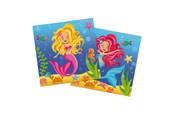 Speelgoed - Folat BV - Mermaid Napkins 20 pcs. - 65212