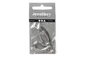 Schrijf- en tekenartikelen - Creativ Company - Key hook Silver plated 2 pcs. - 61163