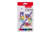 Schrijf- en tekengerei - Bruynzeel - Fineliners 12 pcs. - 60241112