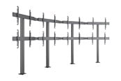 Muurbevestigingen, AV-bevestigingen & AV-meubels - Multibrackets M Pro Series stand - single side - for 4x2 video wall - micro adjustable arms - black - Max 240 kg - recommended for 65" - 7350022731097