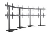 Muurbevestigingen, AV-bevestigingen & AV-meubels - Multibrackets M Pro Series mounting kit - for 4x2 video wall - micro adjustable arms - black - Max 240 kg - recommended for 65" - 7350022731080
