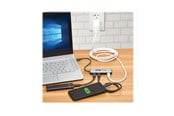 USB hub - Eaton Tripp Lite series 4-Port USB-C Hub USB 3.2 Gen 2 (10 Gbps) 4x USB-C Ports 100W PD Charging Thunderbolt 3 Compatible Gray USB hub - 4 - Grijs - U460-004-4C-G2C