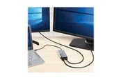 Beelscherm- en tv-kabel - Eaton Tripp Lite Series USB-C Adapter Dual Display - 4K 60 Hz HDMI 100W PD Passthrough Silver - U444-2H-DL