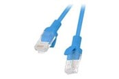 Netwerk - kabel - Lanberg patch cable - 1 m - blue RAL 5012 - Blauw - 1m - PCU5-20CC-0100-B