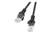 Netwerk - kabel - Lanberg patch cable - 3 m - black RAL 9004 - Zwart - 3m - PCU5-10CC-0300-BK