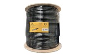 Netwerk - kabel - Gembird Cablexpert bulk cable - 305 m - black - Zwart - 305m - FPC-6004GE-SO-OUT