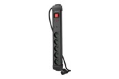 Voedingskabel (extern) - Lanberg SP1 - power strip - 2500 Watt - SP1-05E-0150-BK