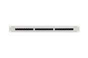 Accessoires - Lanberg patch panel - 1U - 19" - with shelf - PPU5-1124-S