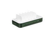 Mobiel - Adapters & Opladers - 4smarts Charging station Team 100W 1x USB-A port 5x USB-C ports includes 6 cables green - 541282