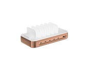 Mobiel - Adapters & Opladers - 4smarts Charging station Team 100W 1x USB-A port 5x USB-C ports includes 6 cables copper - 541280