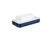 Mobiel - Adapters & Opladers - 4smarts Charging station Team 100W 1x USB-A port 5x USB-C ports includes 6 cables navy - 541279