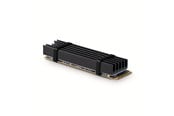 Opbergaccessoires - AXAGON Aluminium Heatsink for M.2 SSD 10 mm - CLR-M2L10