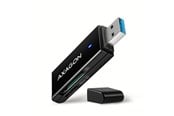 Geheugenkaart - adapter en kaartlezer - AXAGON Superspeed USB-A SD / microSD Card Reader - CRE-S2N