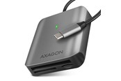 Geheugenkaart - adapter en kaartlezer - AXAGON SuperSpeed USB-C - SD / microSD / CF - UHS-II Card Reader - CRE-S3C