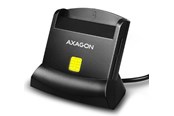 Geheugenkaart - adapter en kaartlezer - AXAGON USB-A Smart Card / ID Card Reader & SD / microSD / SIM Card Reader - CRE-SM2