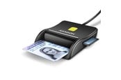 Geheugenkaart - adapter en kaartlezer - AXAGON USB-A Smart card & SD / microSD / SIM / Smart Card Flatreader - CRE-SM3SD
