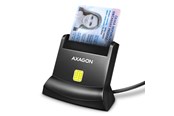 Geheugenkaart - adapter en kaartlezer - AXAGON USB-A Smart Card / ID Card StandReader - CRE-SM4N