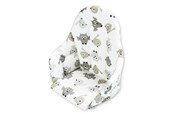 Babyspullen - Anne & Mikael high chair cushion gray owl pattern - 201373