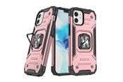 Mobiel - Covers & Cases - Wozinsky Ring Armor iPhone 14 case armored cover magnetic holder ring gold - 9145576265482