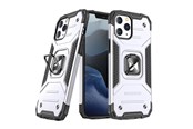 Mobiel - Covers & Cases - Wozinsky Ring Armor case for iPhone 14 Pro armored cover magnetic holder ring silver - 9145576265581