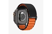 Smartwatch - Accessoires - Spigen Fabric Band (hook) - black orange - Apple Watch 49mm/46mm/45mm/44mm - AMP10145