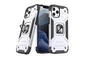 Mobiel - Covers & Cases - Wozinsky Ring Armor case for iPhone 14 Pro Max armored cover magnetic holder ring silver - 9145576265635