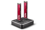 Harde schijf accessoires - AXAGON CloneMaster USB-C 10 Gbps Dual NVMe M.2 SSD Dock - ADSA-M2C