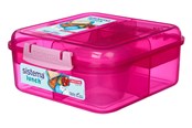 Keukengerei - Sistema 1.25L Bento Cube Lunch Pink - 416853