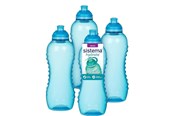 Keukengerei - Sistema 460ml Squeeze Bottle Blue 4 Pack - 82013