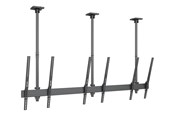 Muurbevestigingen, AV-bevestigingen & AV-meubels - Multibrackets M Pro Series mounting kit - single side - for 3 LCD displays - black - Max 30 kg - recommended for 75" - 7350022738911