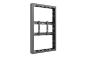 Muurbevestigingen, AV-bevestigingen & AV-meubels - Multibrackets M Pro Series enclosure - low profile - for flat panel - black (RAL 9005) - Max 25 kg - recommended for 46" - 7340234811960
