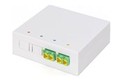 Accessoires - DIGITUS fibre-optic distribution box - 2 x LC/APC duplex couplers with shutter - DN-931097