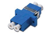 Netwerk - kabel - DIGITUS FO coupler Duplex LC to LC - Blauw - DN-96007-2