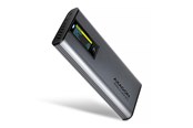 Harde schijf accessoires - AXAGON USB-C 10 Gbps Display Box for NVMe / SATA M.2 SSD - EEM2-SD2