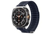 Smartwatch - Accessoires - Spigen Fabric Band (hook-and-loop) - navy - Samsung Galaxy Watch Ultra 47mm - AMP10148