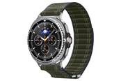 Smartwatch - Accessoires - Spigen Fabric Band (hook-and-loop) - green - Samsung Galaxy Watch 8 46mm/44mm/40mm - AMP10154