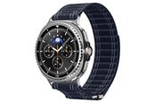Smartwatch - Accessoires - Spigen Fabric Band (hook-and-loop) - navy - Samsung Galaxy Watch 8 46mm/44mm/40mm - AMP10155