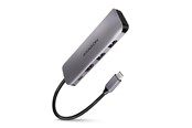 USB hub - AXAGON SuperSpeed USB-C Hub USB hub - 5 - USB 3.2 - Zilver - HMC-5