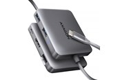 USB hub - AXAGON SuperSpeed USB-C Hub USB hub - 5 - USB 3.0 - Zilver - HMC-5HL