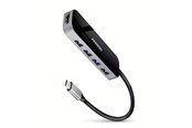 USB hub - AXAGON SuperSpeed USB-C Hub USB hub - 6 - USB 3.2 - Zwart - HMC-6H4A
